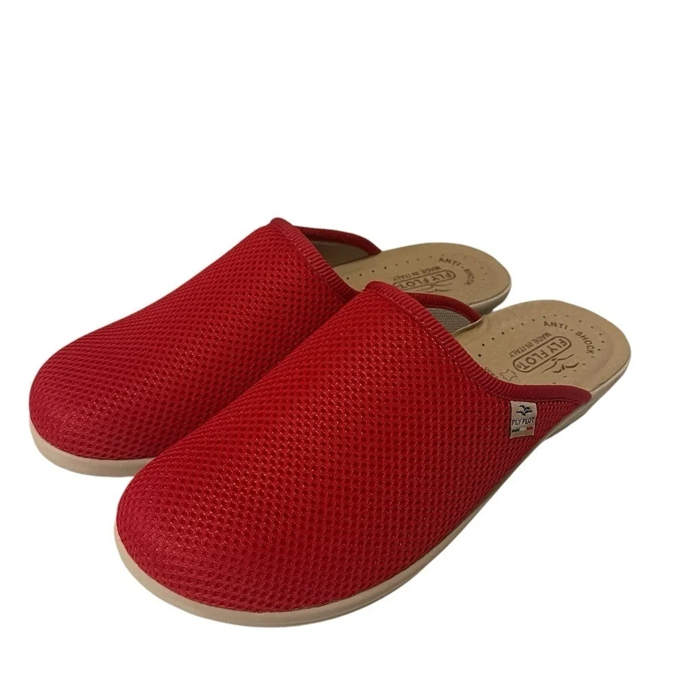 Fly Flot Italian soft lightweight Women's Open-Back Slippers